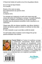 Quatrième de couverture de L’Oracle des Guides de Lumière, Ali Baba Éditions