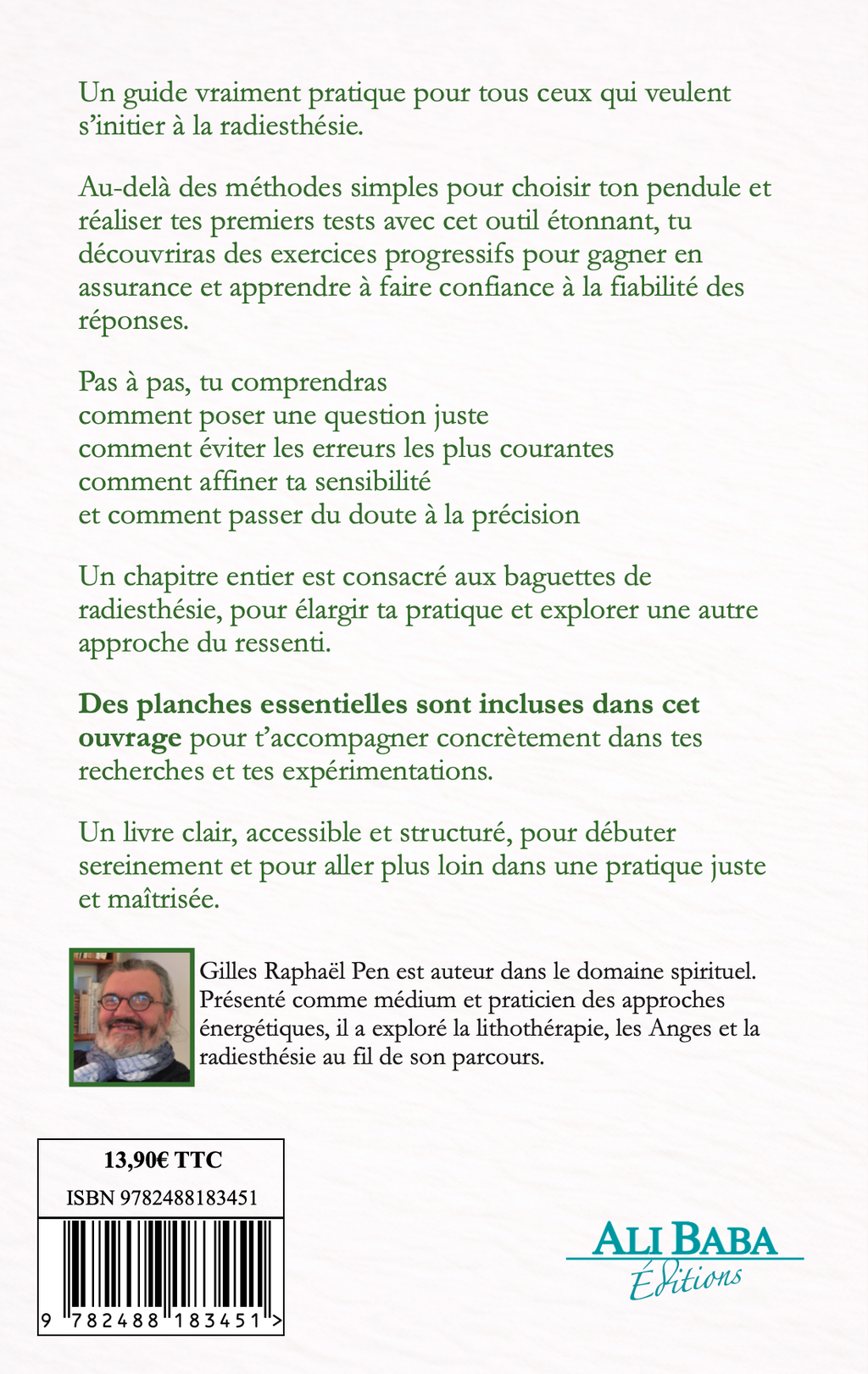 Quatrième de couverture du livre Le Pendule en Main