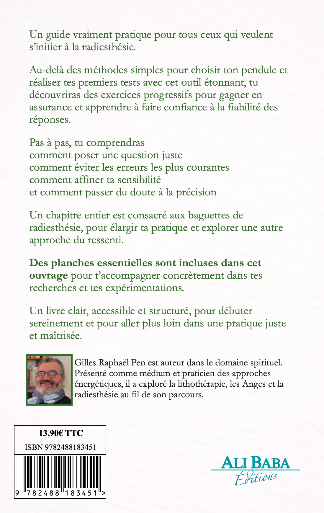 Quatrième de couverture du livre Le Pendule en Main