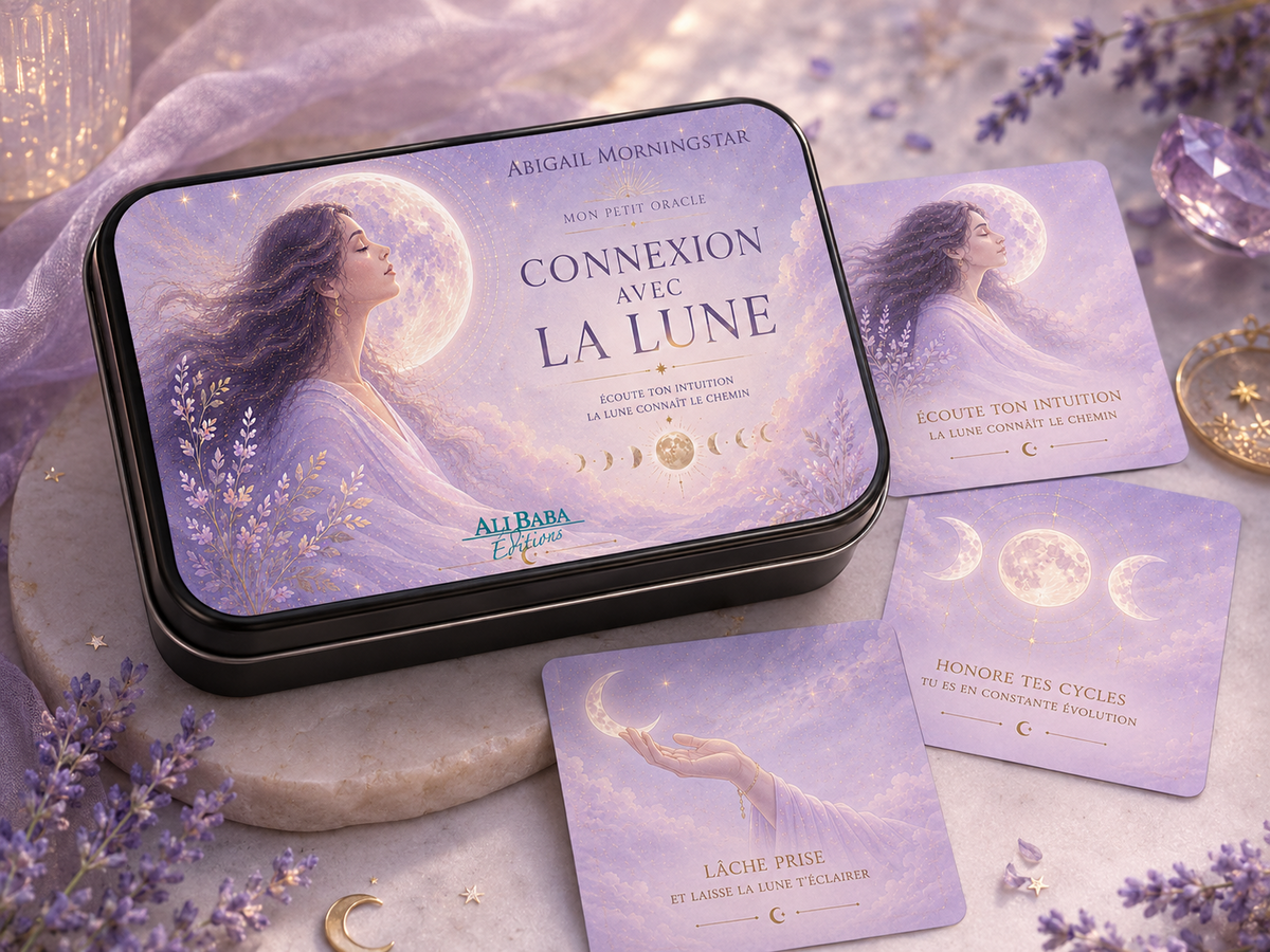 Mon Petit Oracle Connexion avec la Lune d’Abigail Morningstar - mise en situation