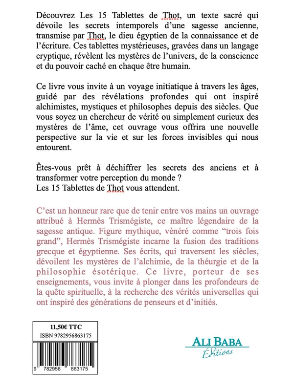 Les 15 Tablettes de Thot