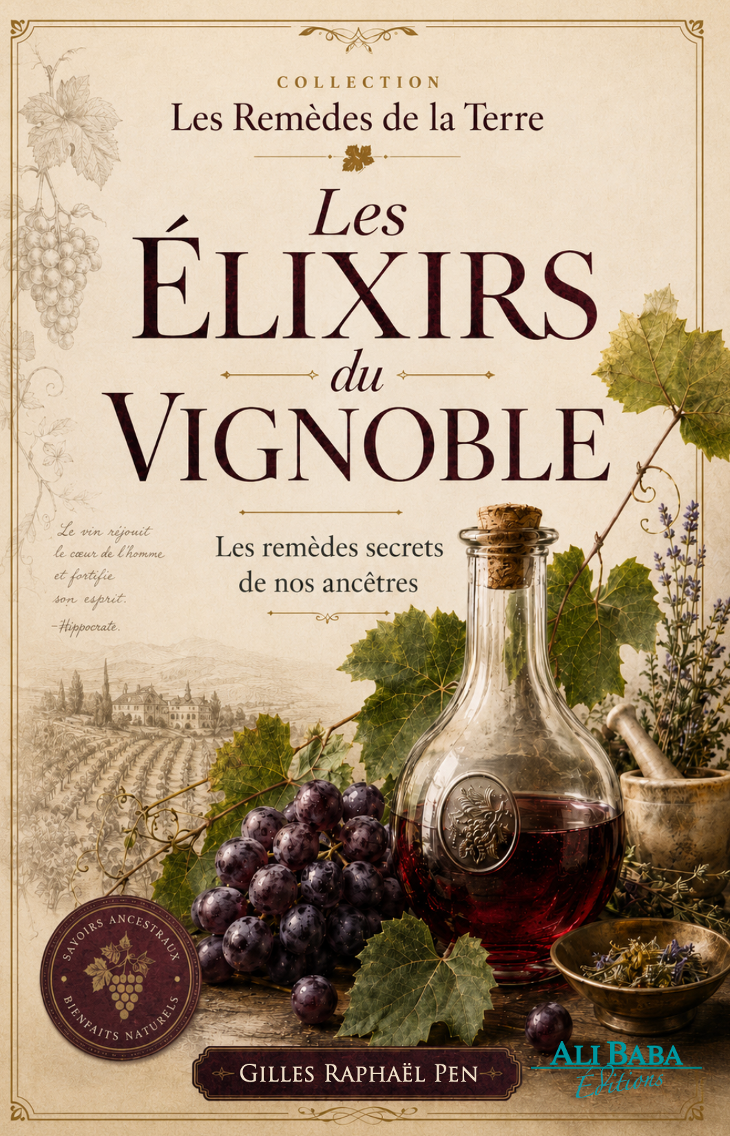 Les Élixirs du Vignoble de Gilles Raphaël Pen - couverture