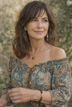 Bracelet Hematite et acier inoxydable doré